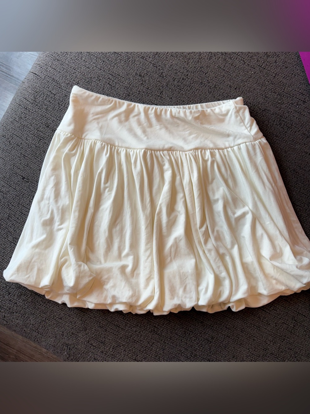 SEE YOU MONDAY | White bubble skirt SZ M